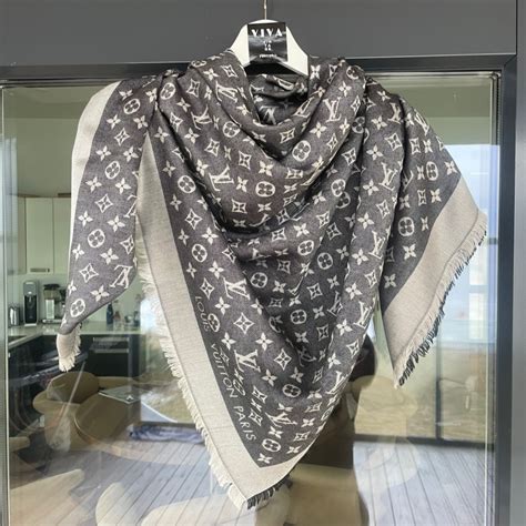 louis vuitton tuch lila|louis vuitton denim shawl.